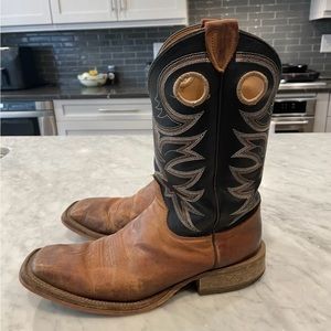 J U S T I N  Boots ~ Brown 9.5D